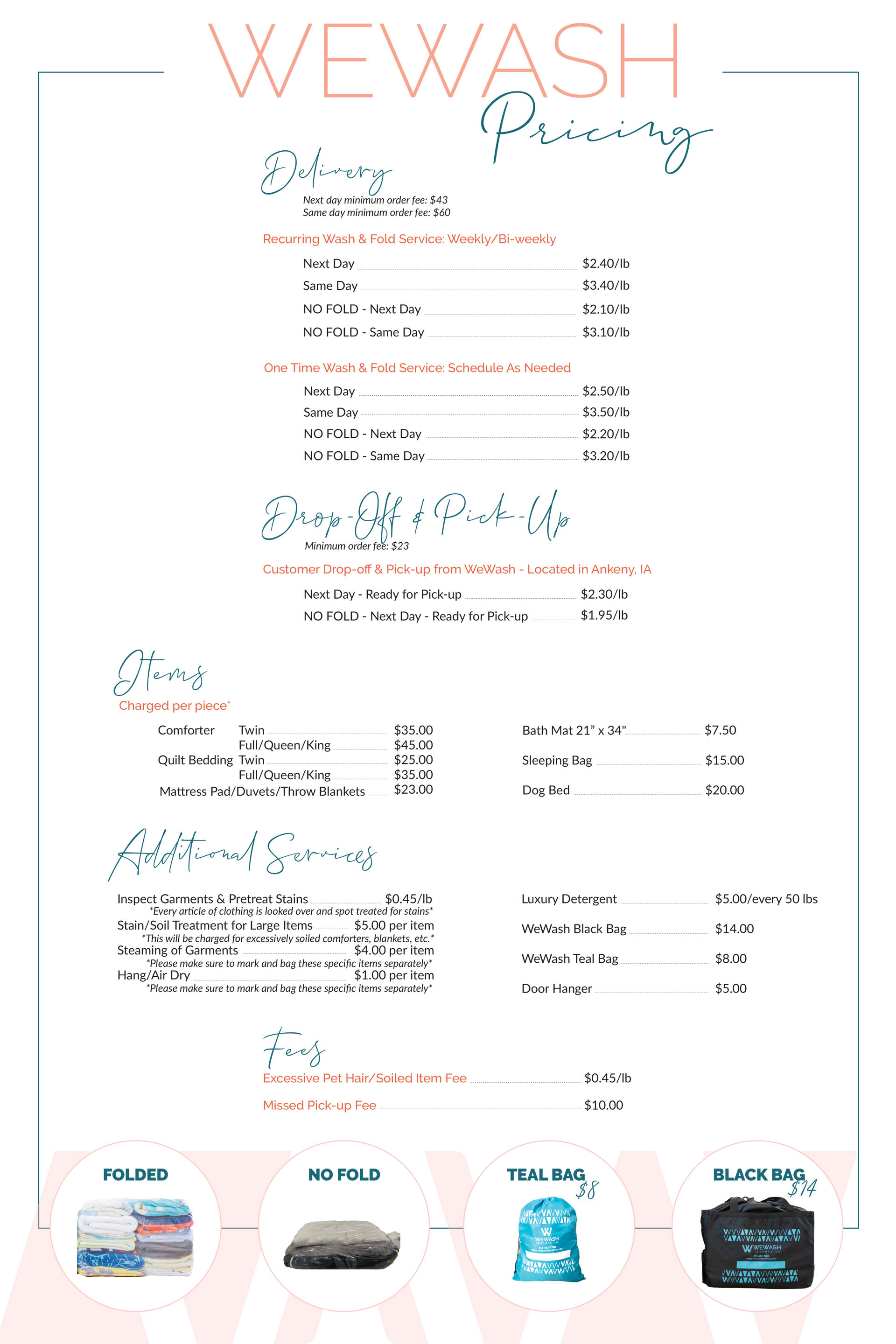 Wewash Price Sheet 082223 V2 Centered
